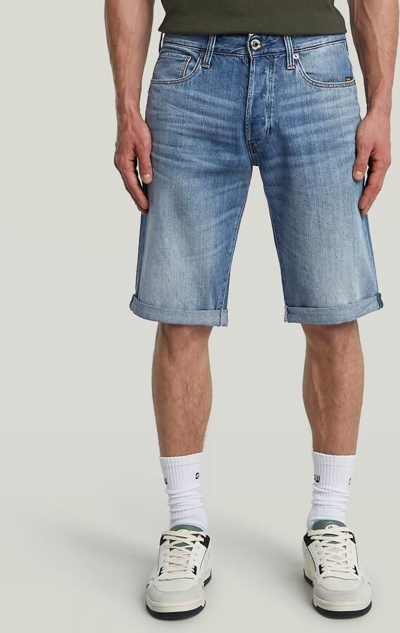 G-Star RAW 3301 slim fit jeans short medium aged - Foto 8