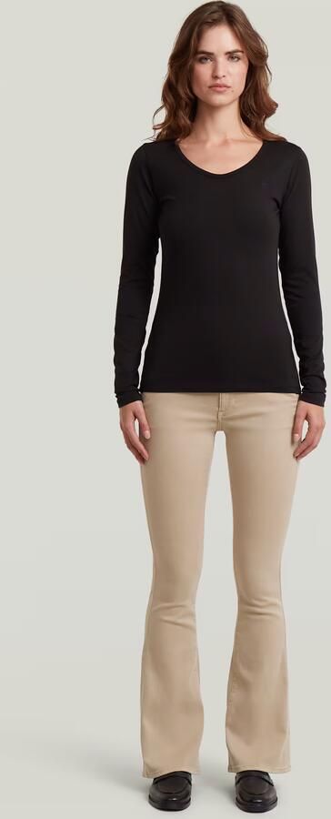 G-Star RAW 3301 Flare Chino Beige Dames - Foto 7