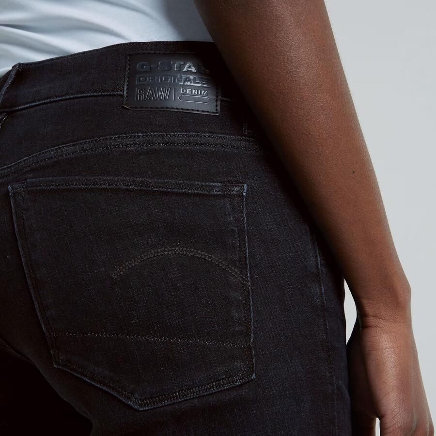 G-Star Raw Jeans D21290-A634D G730 3301 FLARE-WORN IN BLACK VORTEX - Foto 5