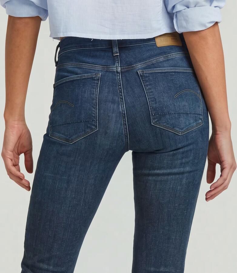 G-Star RAW 3301 Flare Jeans Donkerblauw Dames - Foto 12