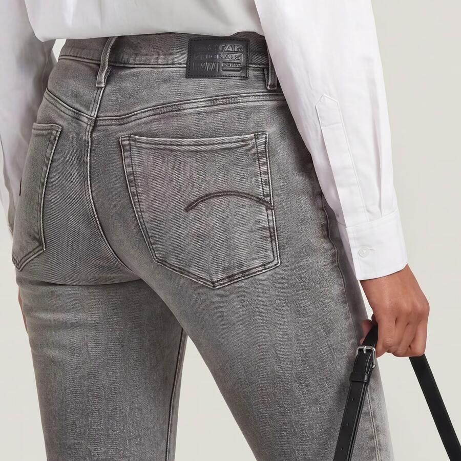 G-Star RAW 3301 Flare Jeans Grijs Dames - Foto 3