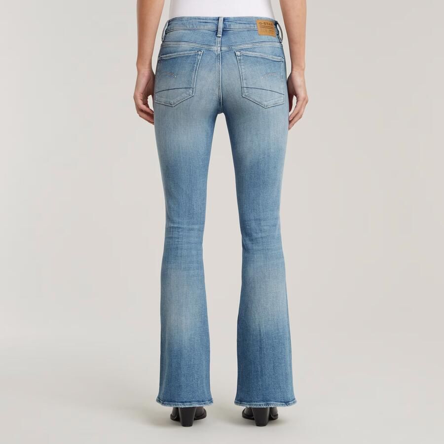 G-Star RAW 3301 Flare Jeans Lichtblauw Dames