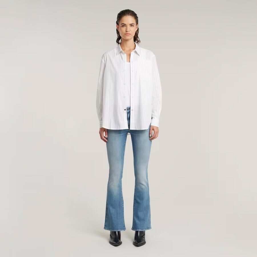 G-Star RAW 3301 Flare Jeans Lichtblauw Dames - Foto 2