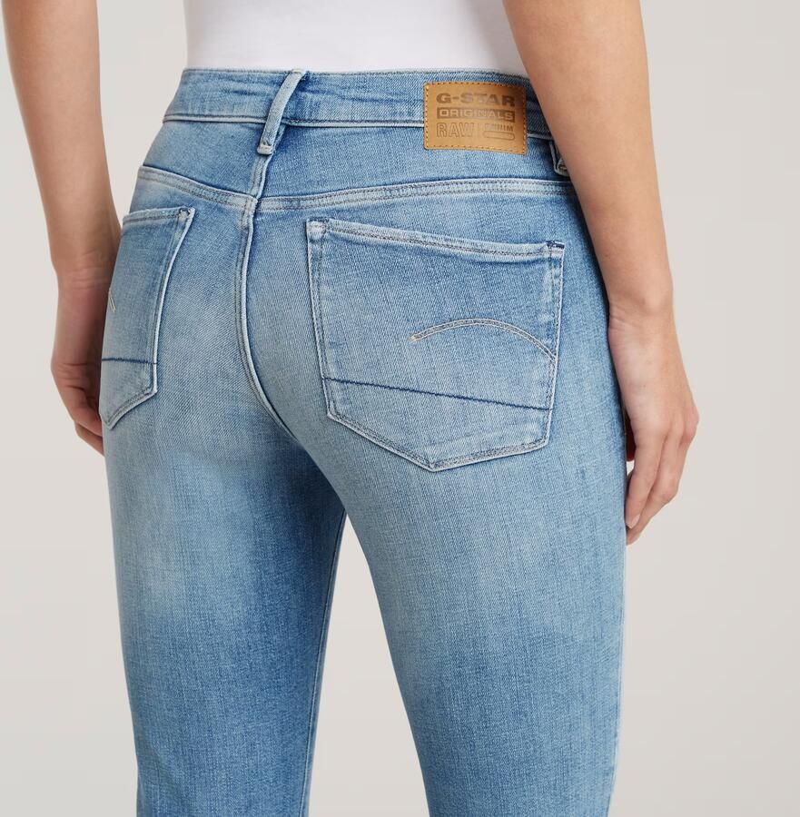 G-Star RAW 3301 Flare Jeans Lichtblauw Dames - Foto 4