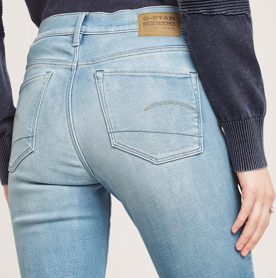 G-Star RAW 3301 Flare Jeans Lichtblauw Dames - Foto 4
