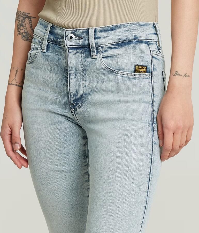 G-Star RAW 3301 Flare Jeans Lichtblauw Dames - Foto 3