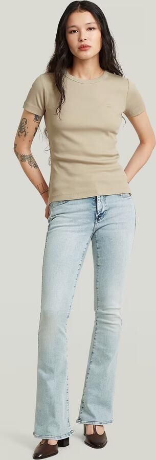 G-Star RAW 3301 Flare Jeans Lichtblauw Dames - Foto 6