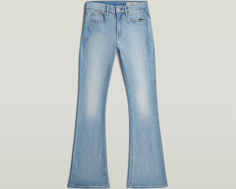 G-Star RAW 3301 Flare Jeans Lichtblauw Dames - Foto 7