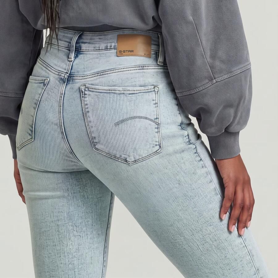 G-Star RAW 3301 Flare Jeans Lichtblauw Dames - Foto 3