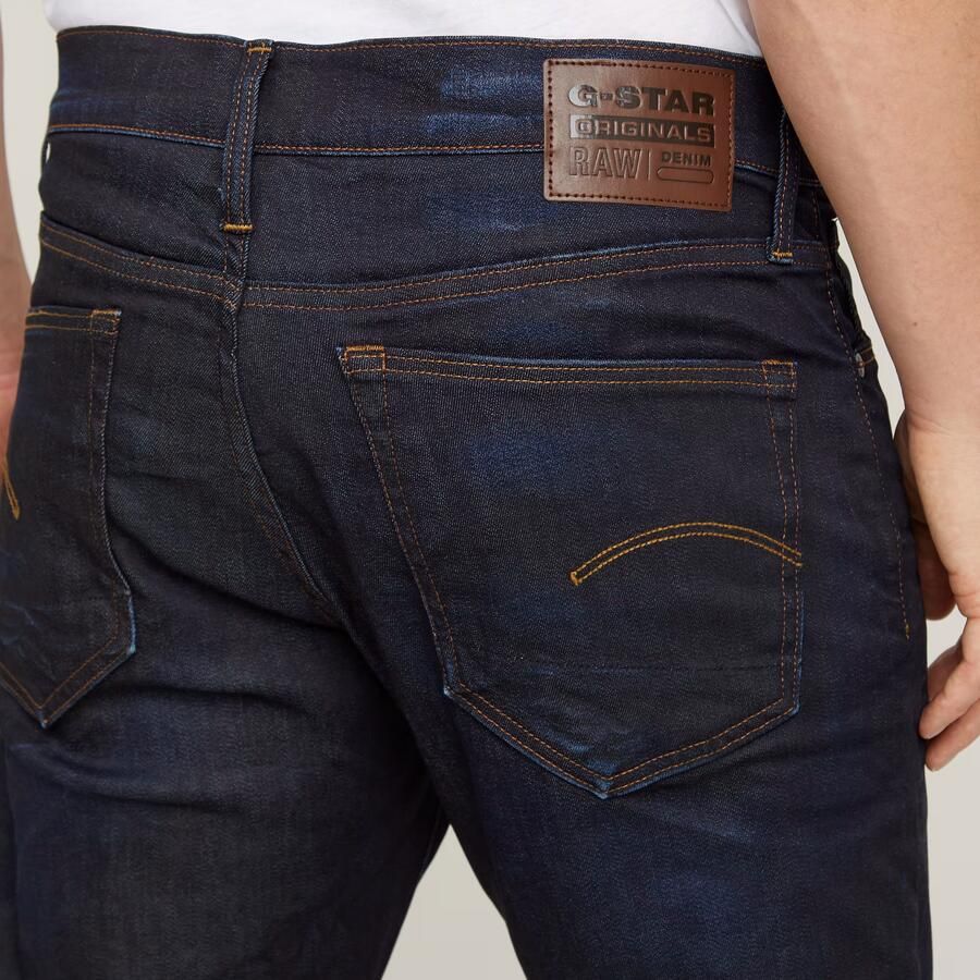 G-Star Raw Straight tapered fit jeans met stretch model '3301' - Foto 7