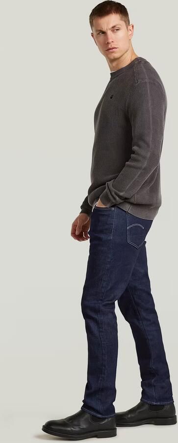 G-Star RAW 3301 Regular Tapered Jeans Donkerblauw Heren - Foto 7