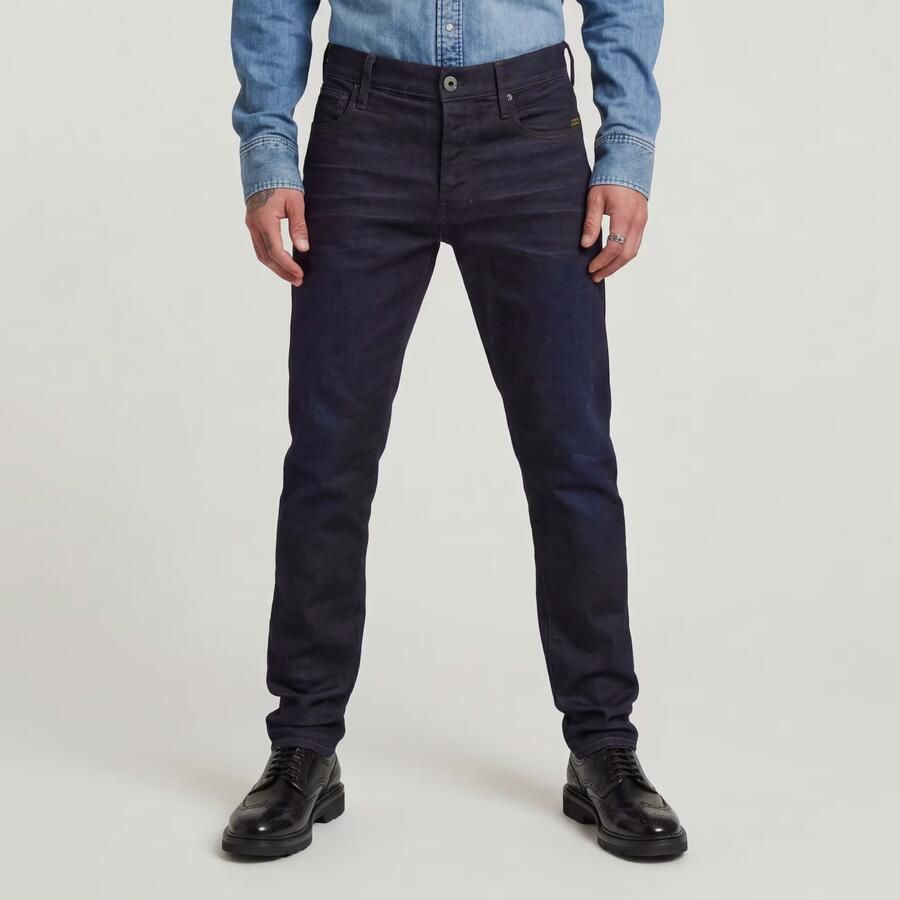 G-Star Raw Straight tapered fit jeans met stretch model '3301' - Foto 8