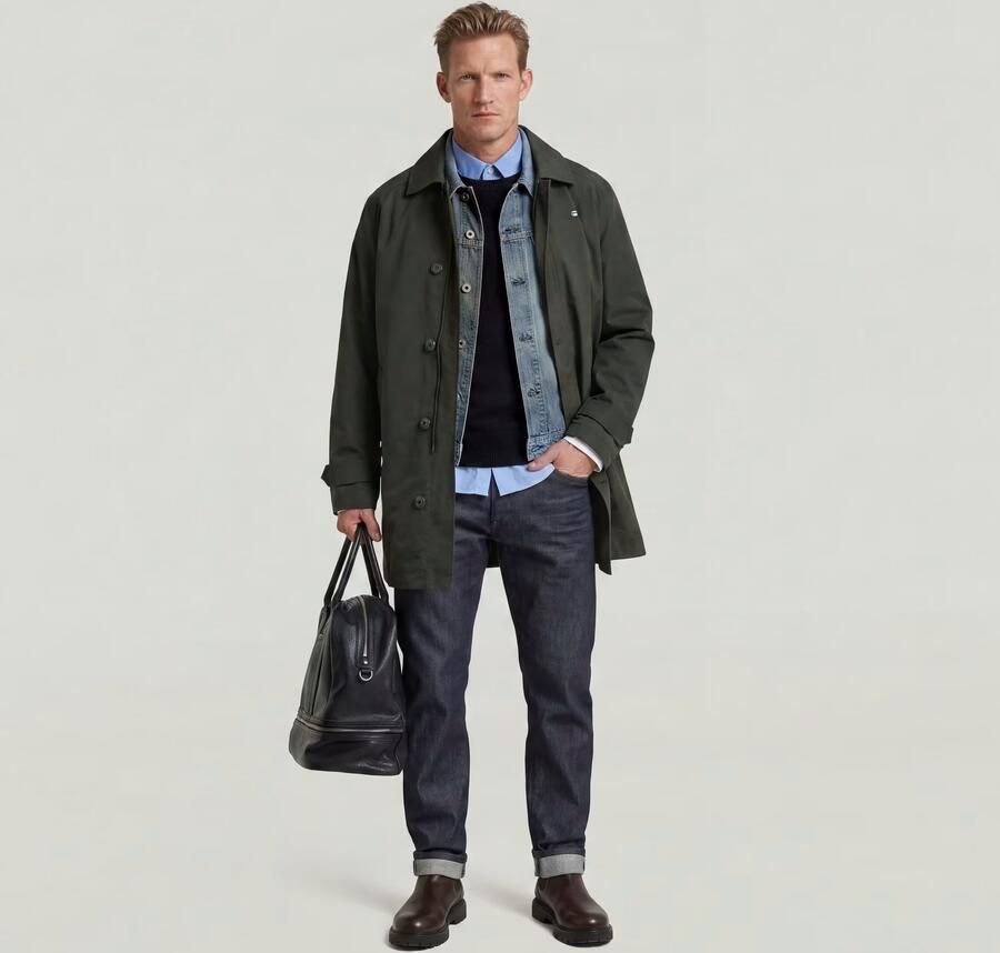 G-Star Raw Straight tapered fit jeans met stretch model '3301' - Foto 11
