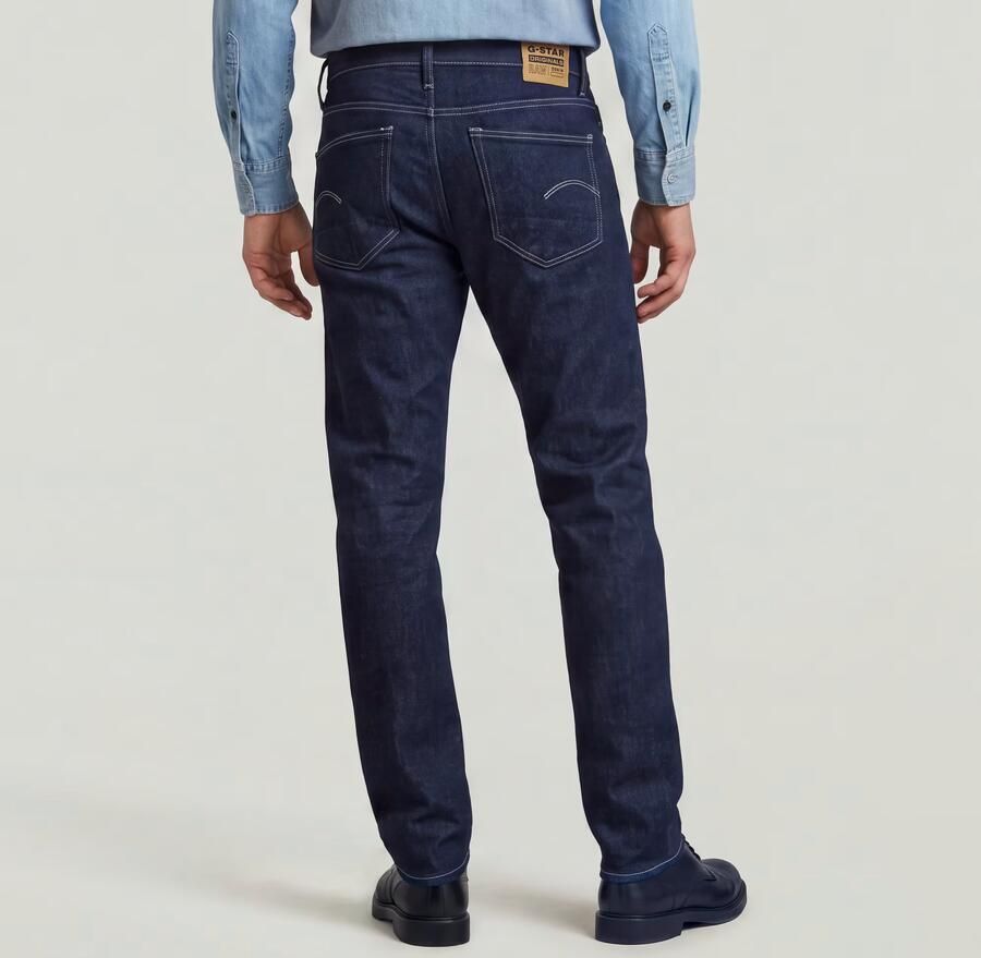 G-Star RAW 3301 Regular Tapered Jeans Donkerblauw Heren - Foto 3