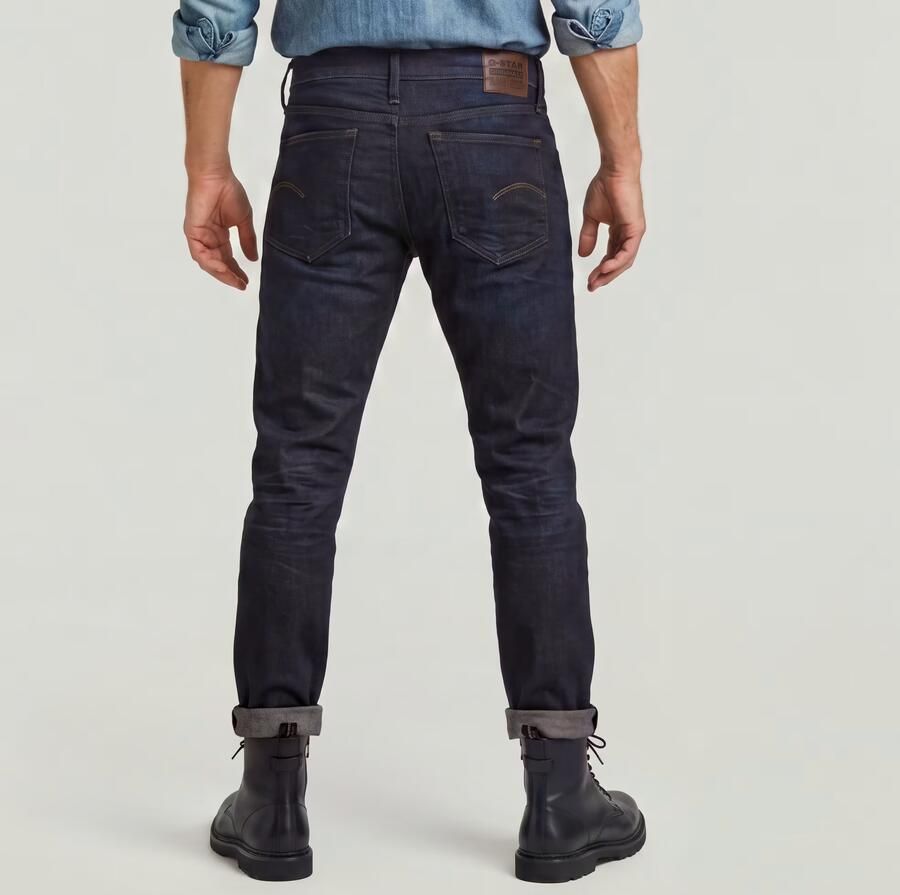 G-Star Raw Straight tapered fit jeans met stretch model '3301' - Foto 9