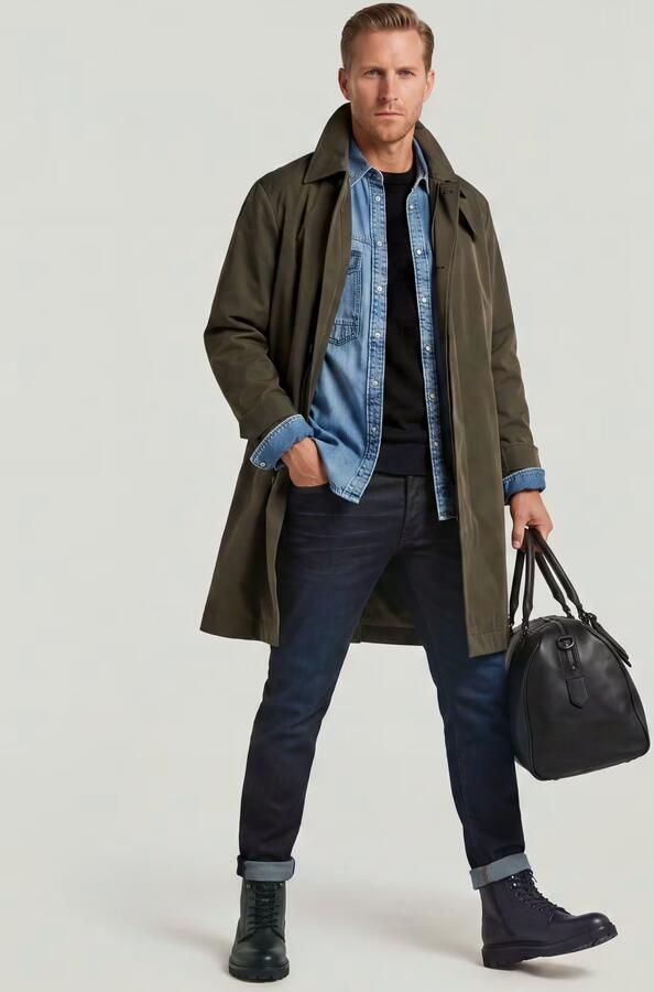 G-Star Raw Straight tapered fit jeans met stretch model '3301' - Foto 17