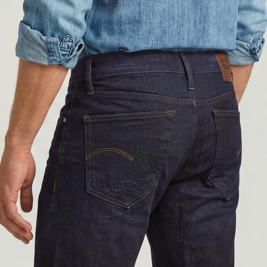 G-Star Raw Straight tapered fit jeans met stretch model '3301' - Foto 8