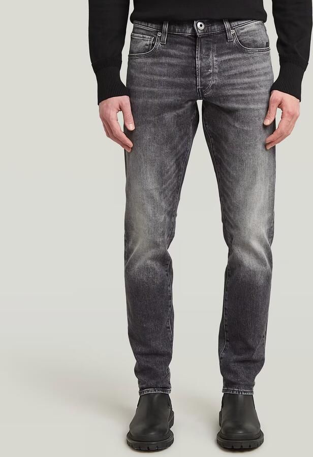 G-STAR RAW Heren Jeans 3301 Regular Tapered Lichtgrijs - Foto 14