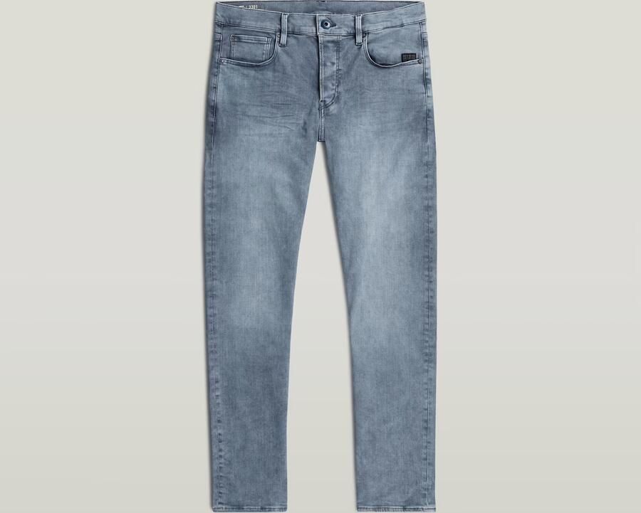 G-Star RAW 3301 Regular Tapered Jeans Grijs Heren - Foto 4