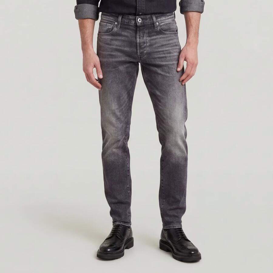 G-STAR RAW Heren Jeans 3301 Regular Tapered Lichtgrijs - Foto 6