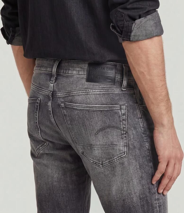 G-STAR RAW Heren Jeans 3301 Regular Tapered Lichtgrijs - Foto 9