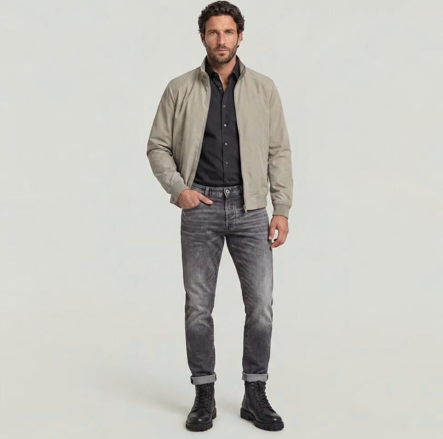 G-STAR RAW Heren Jeans 3301 Regular Tapered Lichtgrijs - Foto 8