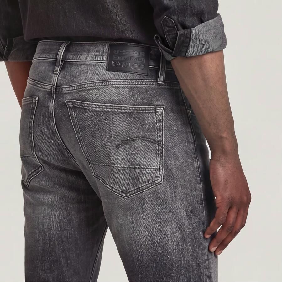 G-STAR RAW Heren Jeans 3301 Regular Tapered Lichtgrijs - Foto 6
