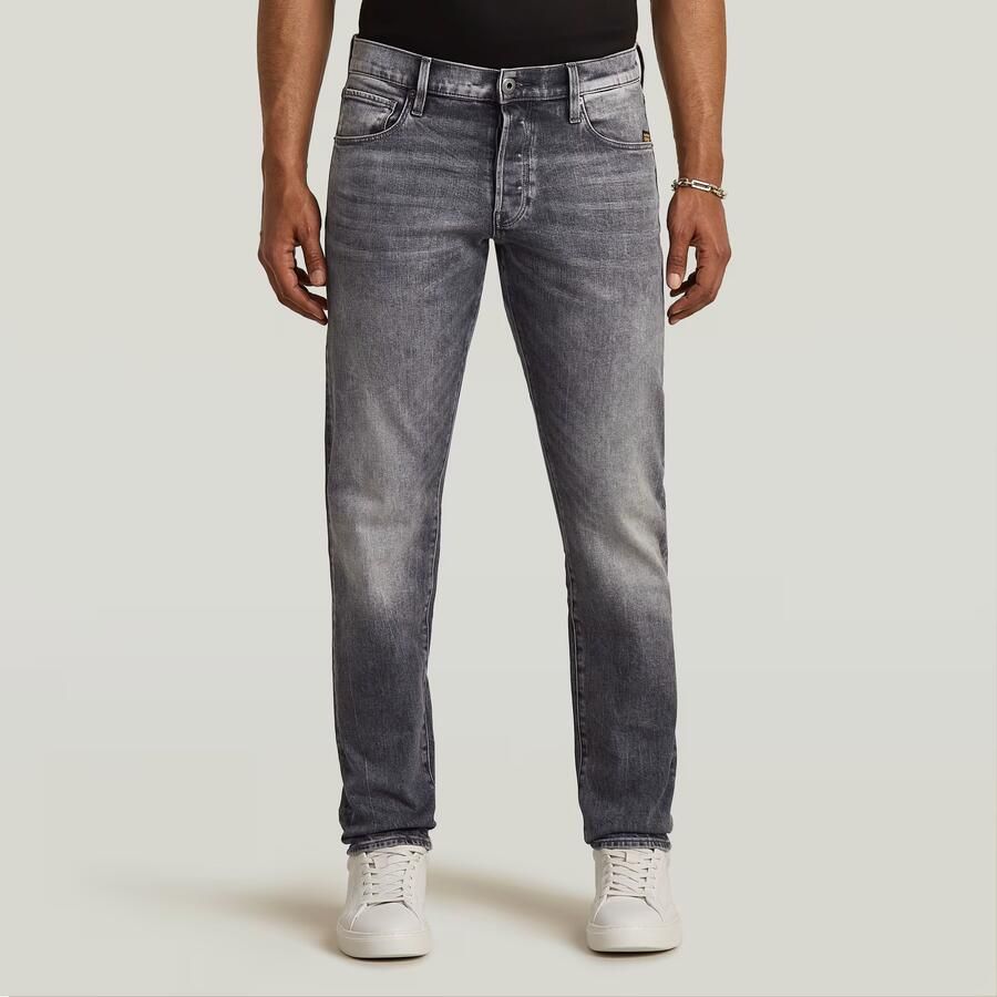 G-Star RAW 3301 Regular Tapered Jeans II Grijs Heren - Foto 2