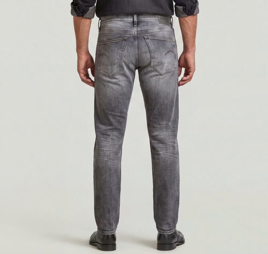G-Star RAW 3301 Regular Tapered Jeans II Grijs Heren - Foto 4