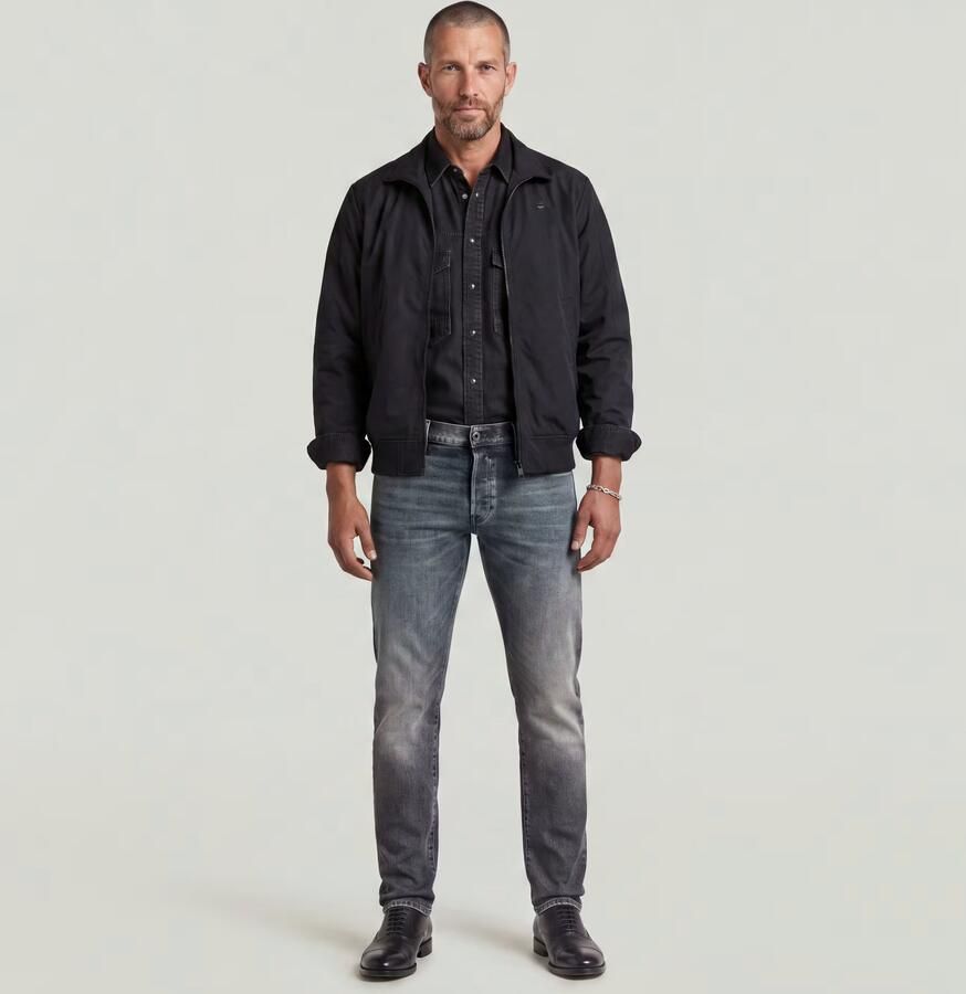 G-Star RAW 3301 Regular Tapered Jeans II Grijs Heren - Foto 3