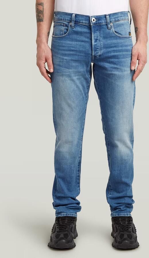 G-Star RAW 3301 Regular Tapered Jeans II Midden blauw Heren - Foto 7
