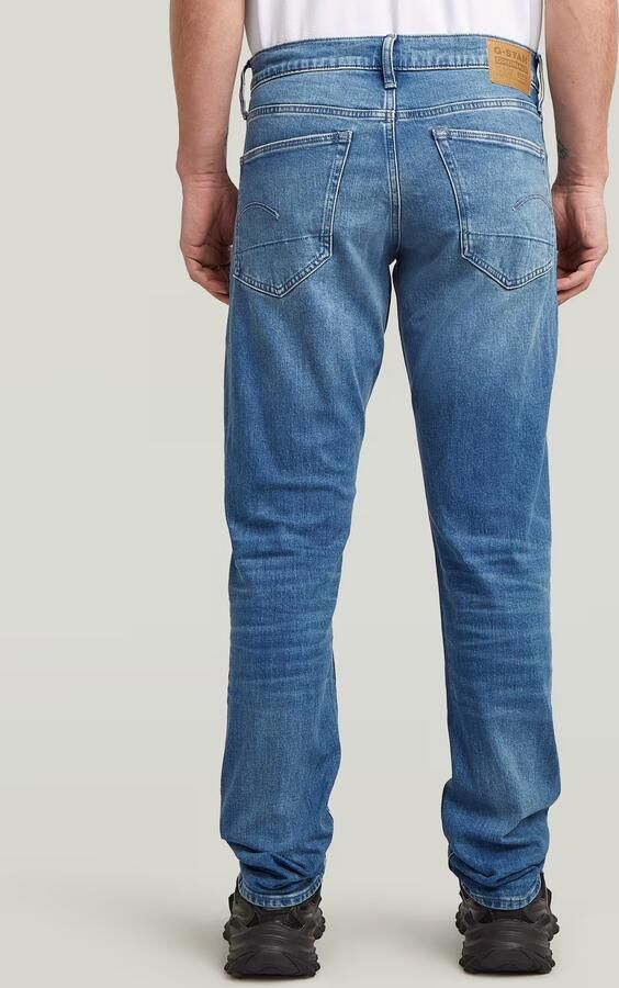 G-Star RAW 3301 Regular Tapered Jeans II Midden blauw Heren - Foto 4