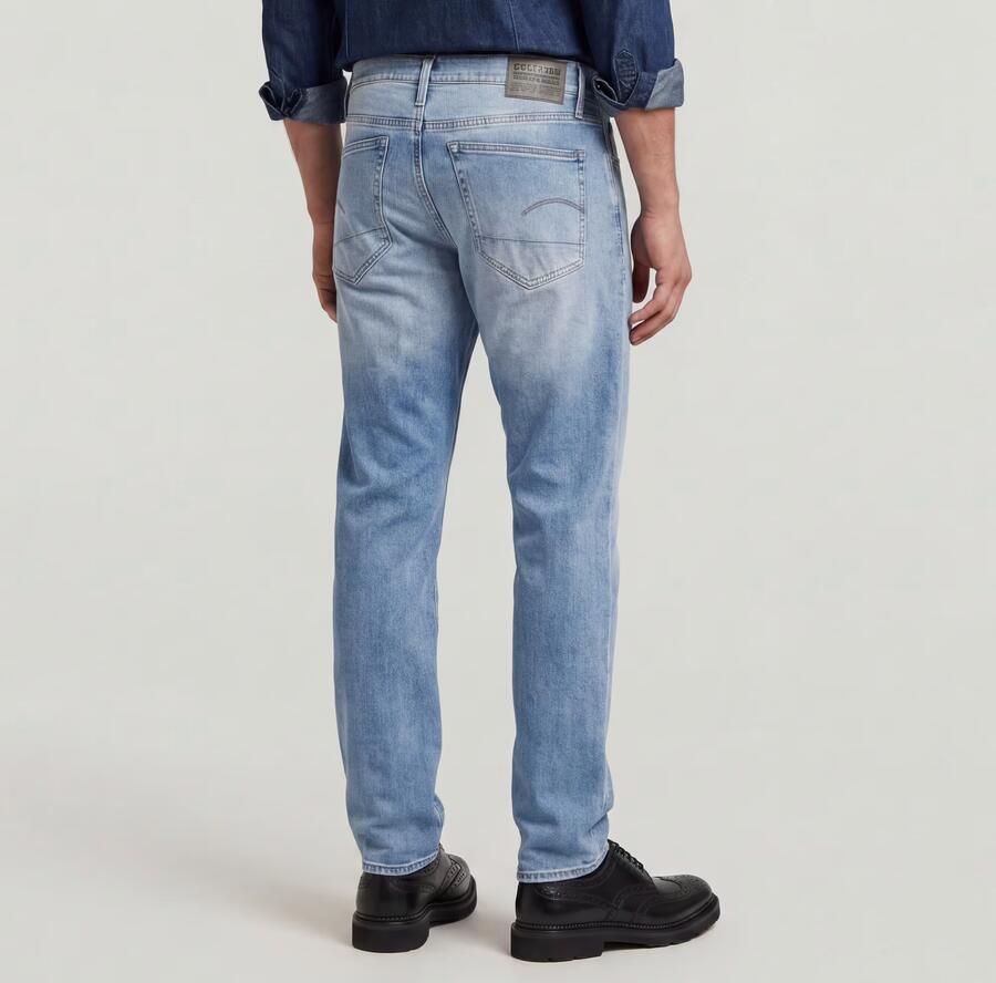 G-Star RAW 3301 Regular Tapered Jeans II Midden blauw Heren - Foto 4