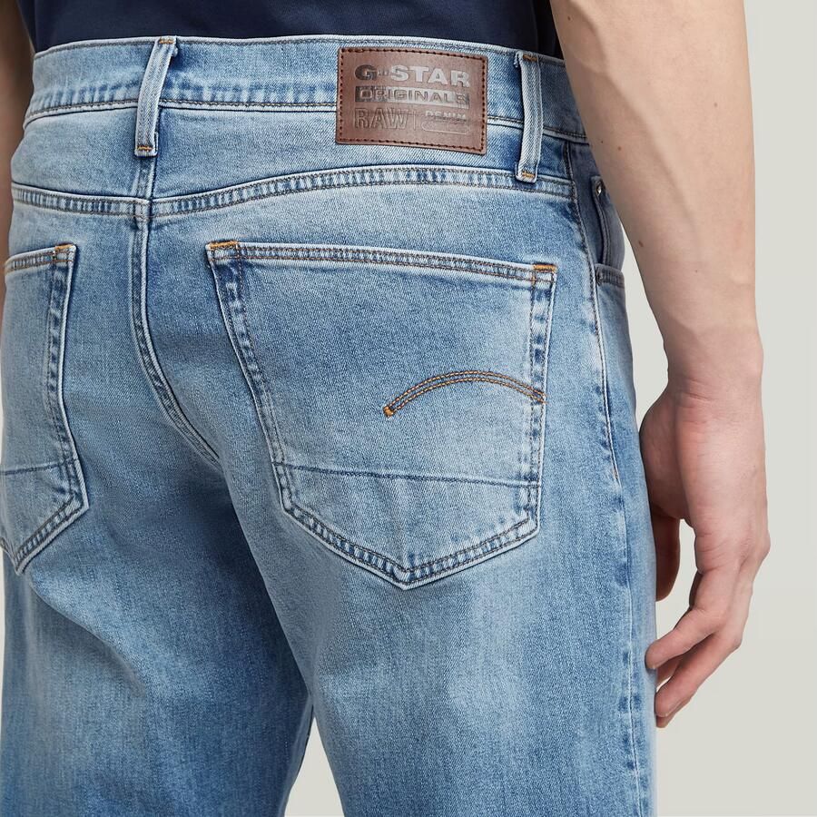 G-Star Raw Straight tapered fit jeans met stretch model '3301' - Foto 7