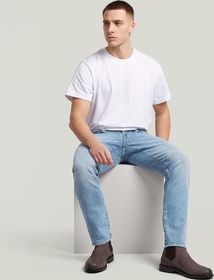 G-Star RAW 3301 Regular Tapered Jeans Lichtblauw Heren - Foto 5