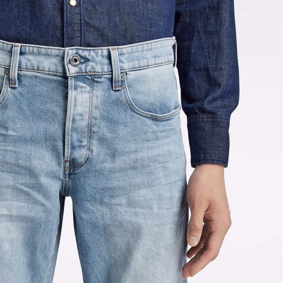 G-Star Raw Straight tapered fit jeans met stretch model '3301' - Foto 12