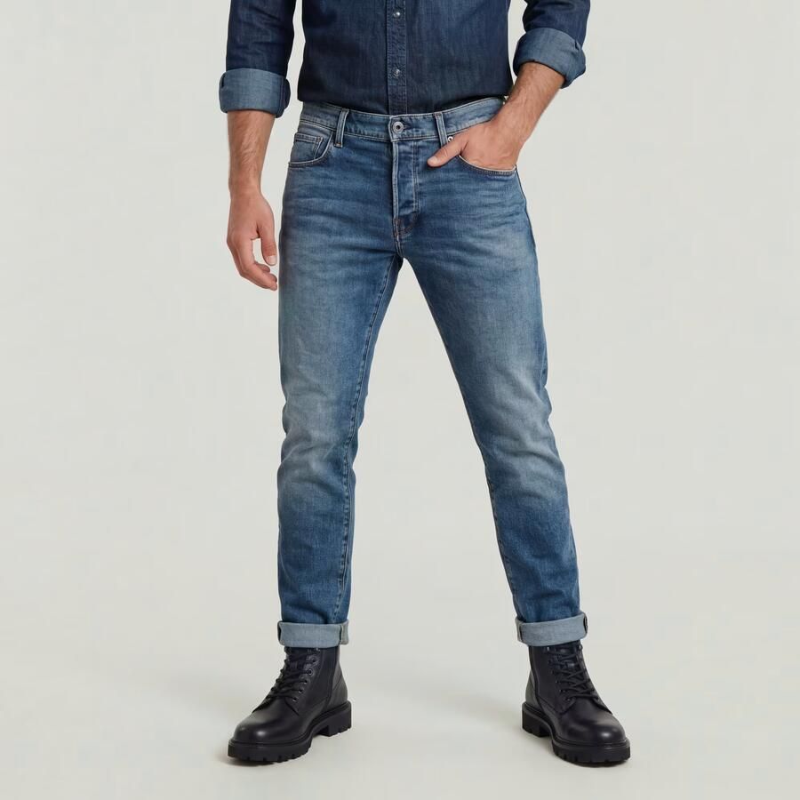 G-Star RAW Slim fit jeans 3301 Slim met mooie wassing en elastaan - Foto 15