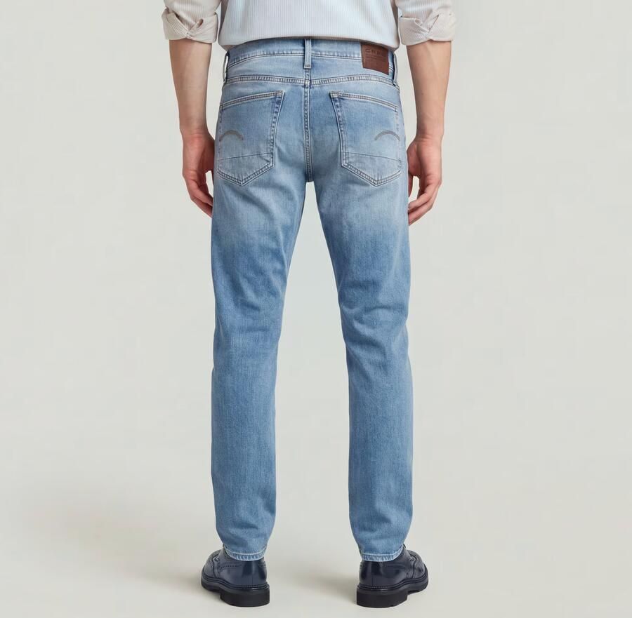 G-Star Raw Straight tapered fit jeans met stretch model '3301' - Foto 12