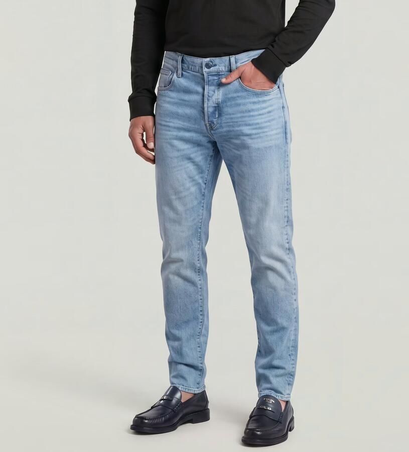 G-Star RAW 3301 Regular Tapered Jeans Lichtblauw Heren - Foto 4