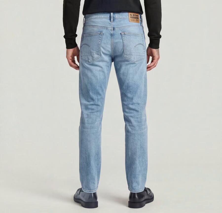 G-Star RAW 3301 Regular Tapered Jeans Lichtblauw Heren - Foto 3
