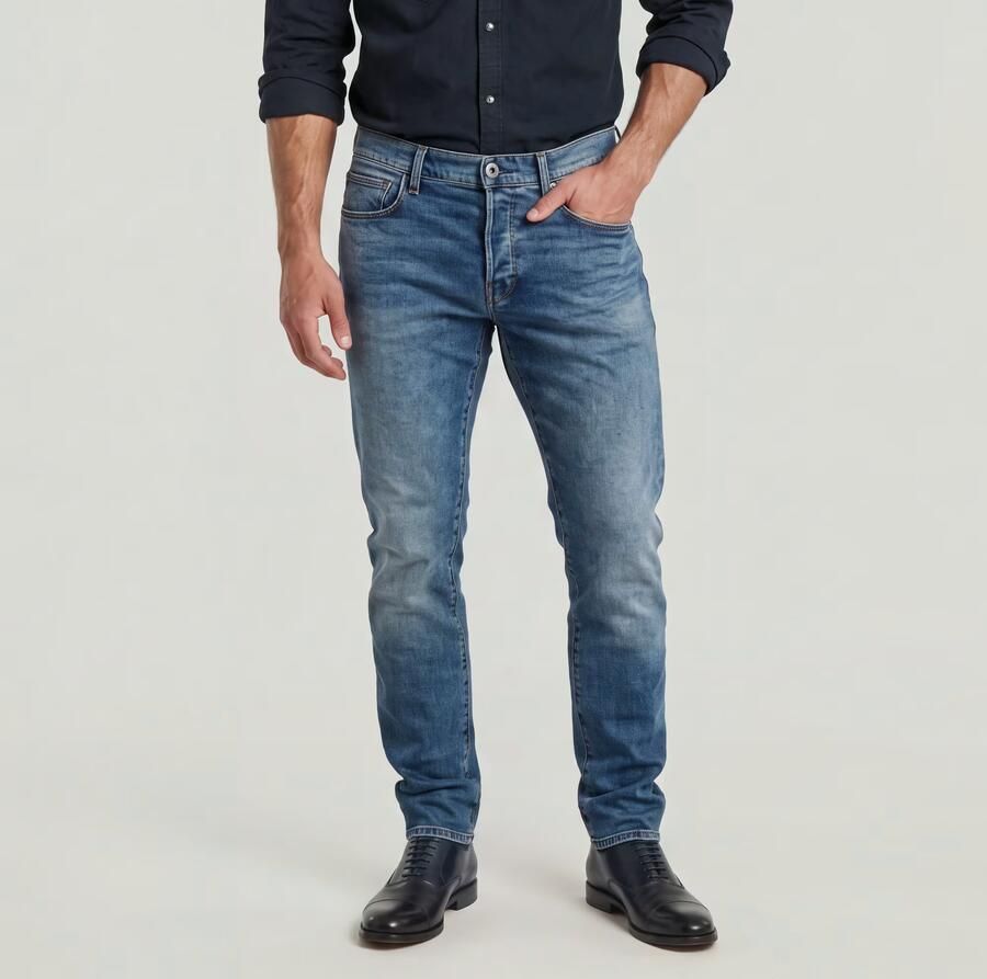 G-Star RAW Slim fit jeans 3301 Slim met mooie wassing en elastaan - Foto 20