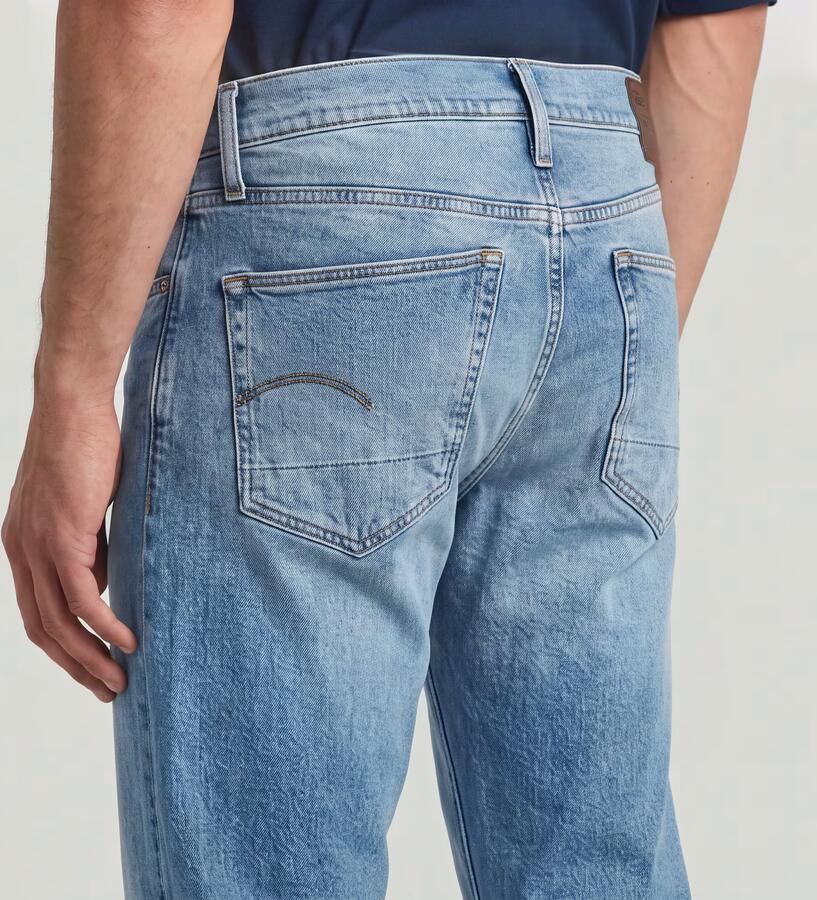 G-Star Raw Straight tapered fit jeans met stretch model '3301' - Foto 13
