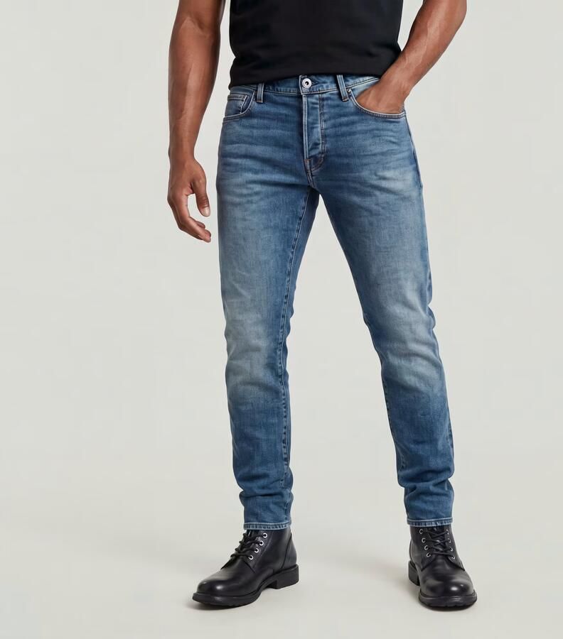 G-Star RAW Slim fit jeans 3301 Slim met mooie wassing en elastaan - Foto 8