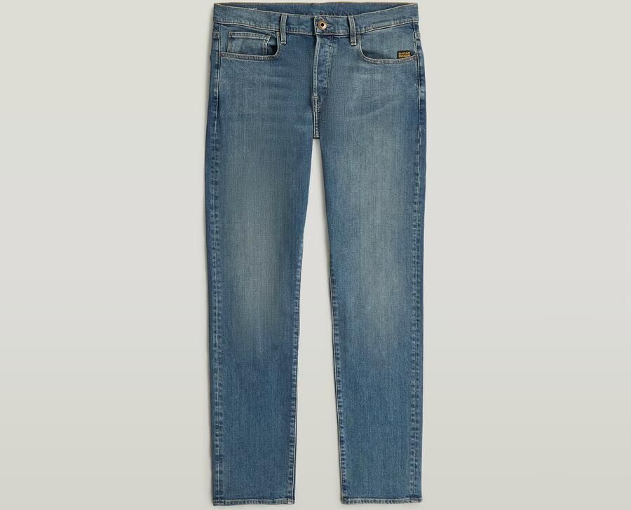 G-Star RAW 3301 Regular Tapered Jeans Midden blauw Heren - Foto 4