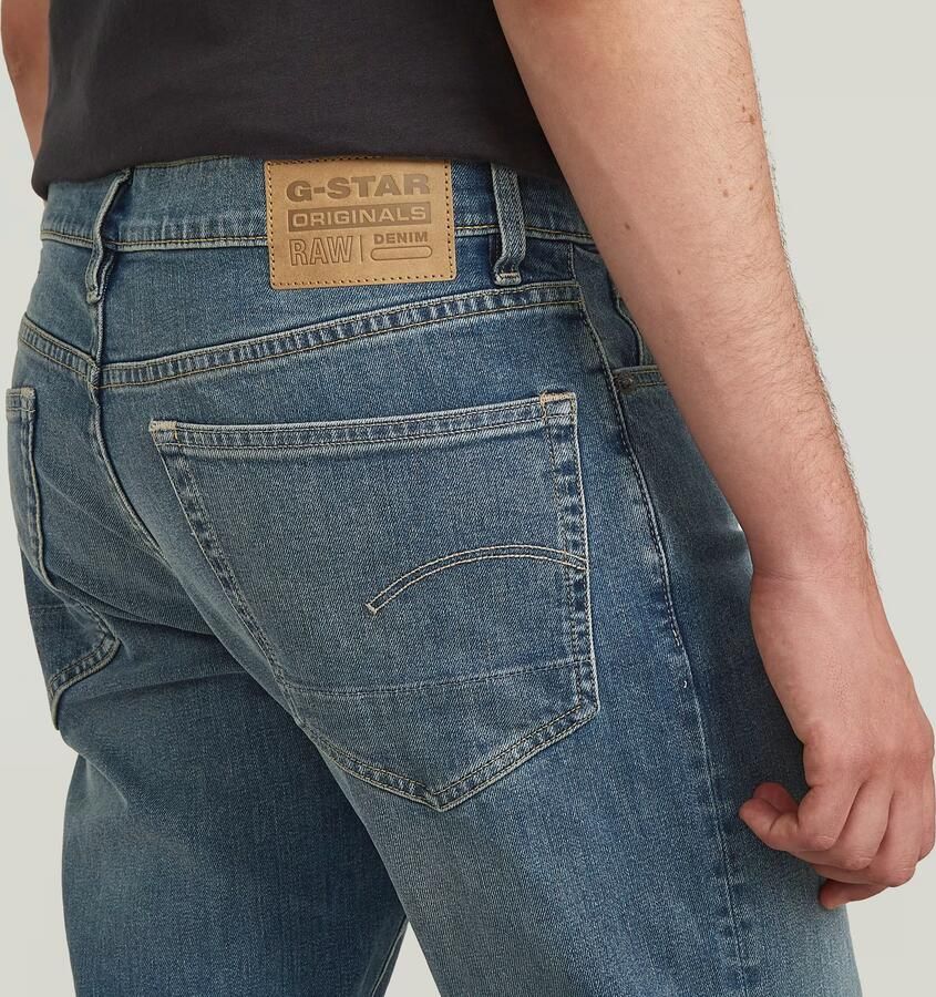 G-Star RAW 3301 Regular Tapered Jeans Midden blauw Heren - Foto 2
