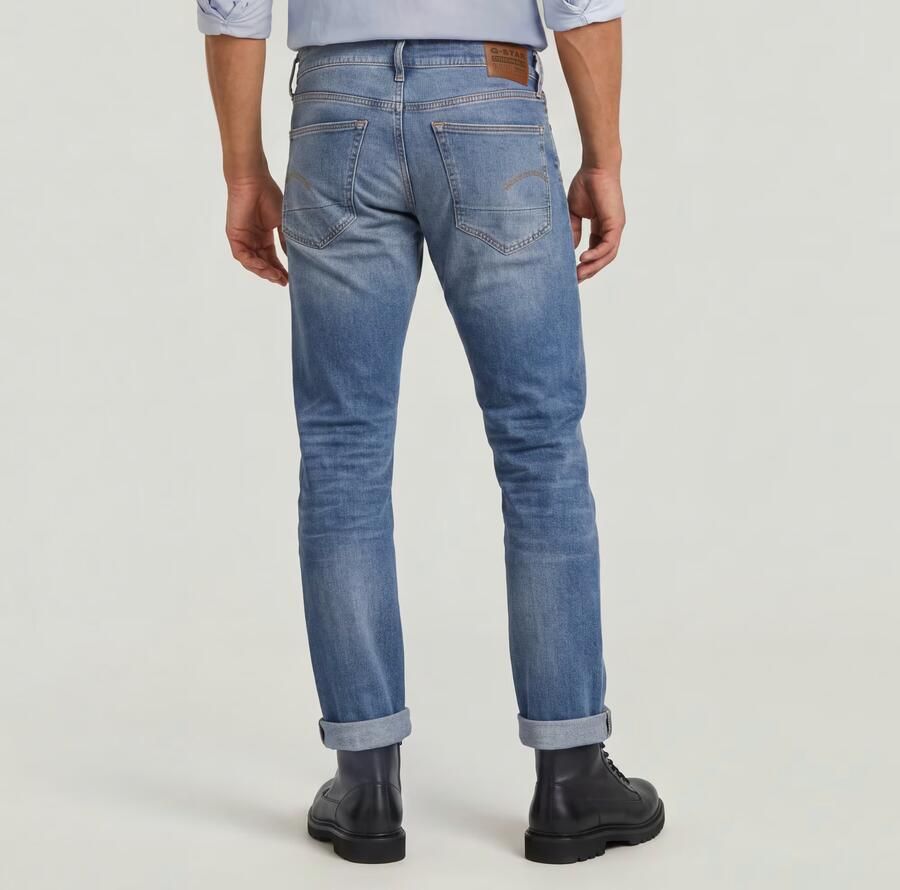 G-Star Raw Straight tapered fit jeans met stretch model '3301' - Foto 14