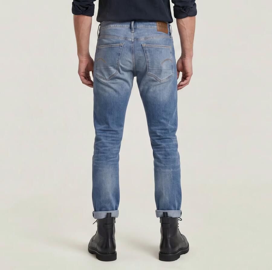 G-Star Raw Straight tapered fit jeans met stretch model '3301' - Foto 12