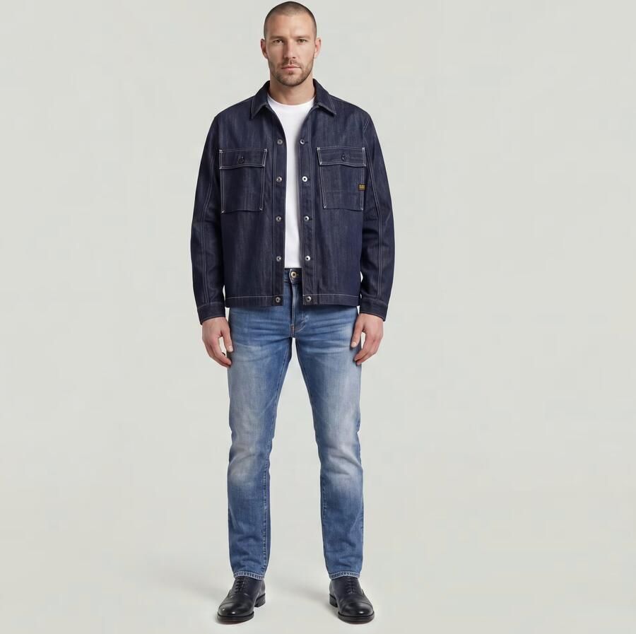 G-Star Raw Straight tapered fit jeans met stretch model '3301' - Foto 15
