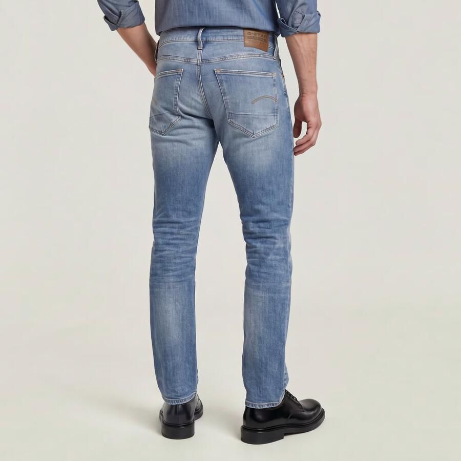 G-Star Raw Straight tapered fit jeans met stretch model '3301' - Foto 10
