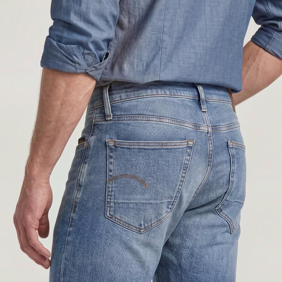 G-Star Raw Straight tapered fit jeans met stretch model '3301' - Foto 11